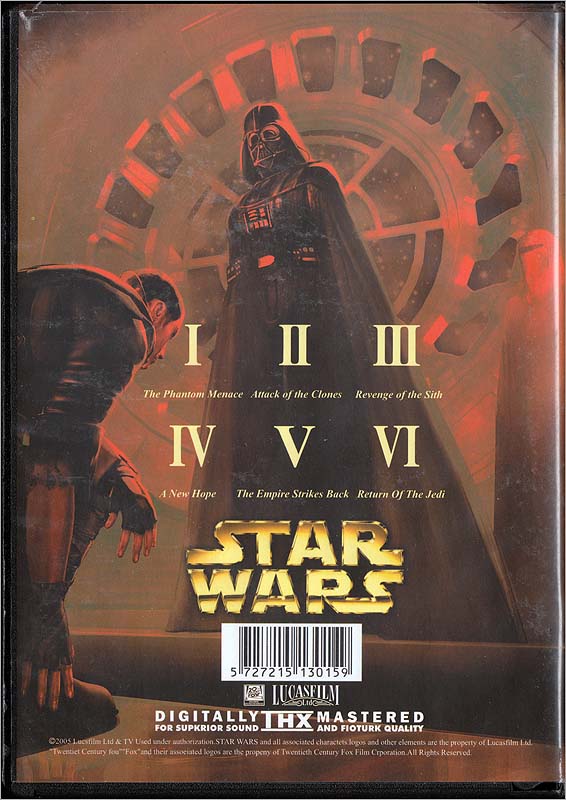 star wars 6 disc set