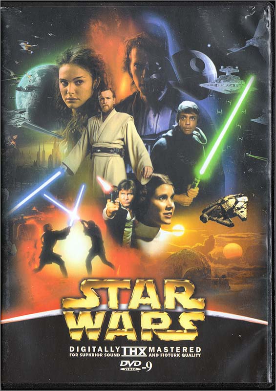 star wars 6 disc set