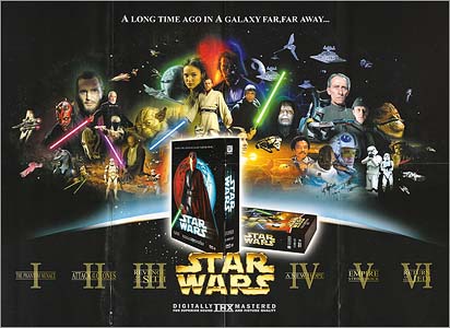 star wars 6 disc set